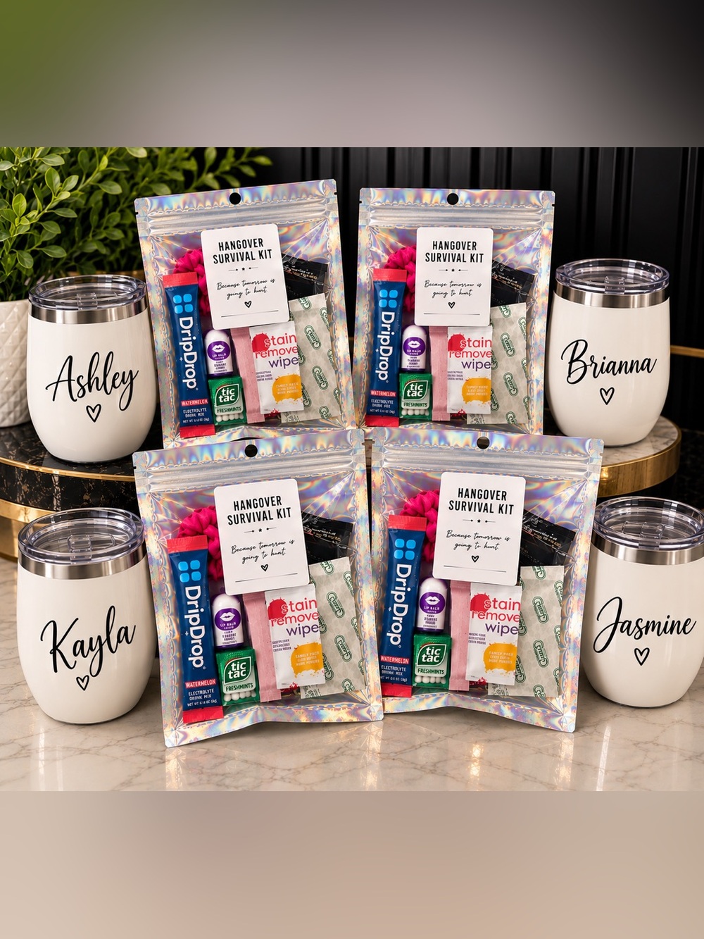 Personalized Hangover Survival Kit | Girls Trip & Bachelorette Gift